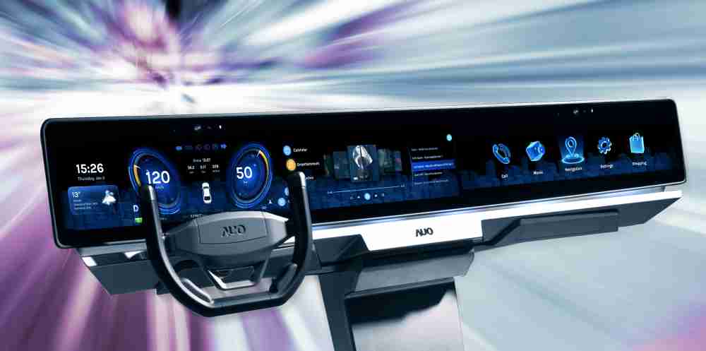 汇旺支付开拓前瞻显示技术创新应用，，，结合优异整合设计能力，，，，开发智能车载FIDM Plus一体化显示方案，，让驾驶操作与车内娱乐体验再进化